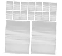 Cabilock 50 Pièces Transparent Imperméable Manches Plastique Résistantes pour Cahiers Agendas et Journaux Protection Eau et Usure
