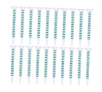 Cabilock 50 pièces Tubes de Mélange pour Colle Ab avec Buse Carrée Légère Connexion Étroite pour Époxy Adhésif Bi-composant Kit Pratique pour Collage Précis