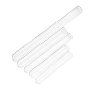Cabilock 50 pièces Tubes Verre pour Expériences Scientifiques Contenants Polyvalents pour Réutilisables et Faciles à Nettoyer Adaptés Au Stockage Diffusion