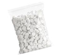 Cabilock 500 Pièces Masque Facial en Coton Compressé Blanc Jetable Absorbant en Tissu Non Tissé, pour Camping et Soins Peau, Lot de Pratiques