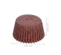 Cabilock 500 Pièces Mini Caissettes à Cupcakes Papier Marron Lot de Petites Caissettes de Cuisson Antigras pour Muffins Truffes et Gâteaux Adaptées pour Mariages Anniversaires et