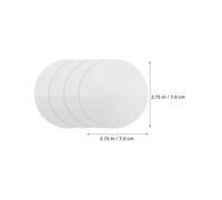 Cabilock 500 Pièces Qualitative Filter Paper Circles Diameter Cellulose Lab Filter Paper For Efficient Medium Speed Filtration And Low Ash Residue