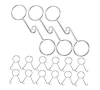 Cabilock 50pièces Crochets De Levage pour Clés De Vidange Outils De Démontage De Évacuation Fer Crochets De Vidange pour Siphons De Douche