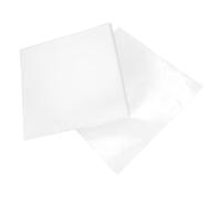 Cabilock 50pièces Pochettes Extérieures Transparentes pour Disques Vinyle Adhésives et Résistantes pour Rangement Protection