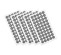 Cabilock 5feuilles Points De Référence pour Numérisation Marqueurs à Points Noirs De Cibles De Positionnement pour Scanner De Référence Réfléchissants