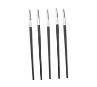 Cabilock 5pièces Lot de Pinceaux pour Nail Art Stylos Silicone pour Pâte à Modeler et Argile Outils de Peinture et Modelage