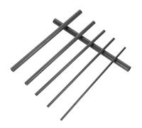 Cabilock 6 Embouts de Réparation en Fibre de Carbone 10 Cm à Pêche Connecteurs de Tiges de 2 Mm à 6 Mm Inserts Robustes Compatibles pour Pêche Sportive et Plein Air