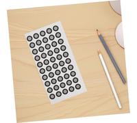 Cabilock 6 feuilles Marqueurs de Points pour Numérisation avec Réflexion Diffuse Autocollants de Positionnement Intérieur Extérieur Compatibles Industriels Lot