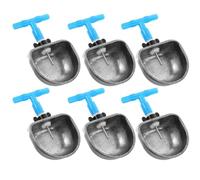 Cabilock 6 pièces Abreuvoir Lapin Distributeur Eau Automatique Acier Inoxydable pour Clapier Bol d'eau Anti-Morsure Lot de 6 Couleur Aléatoire