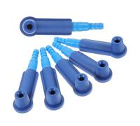 Cabilock 6 pièces Adaptateur de Purge de Frein pour Remplacement de Liquide Connecteurs de Changement Huile Accessoires de Purgeur de Frein Outils de Maintenance Automobile Compatibles