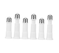 Cabilock 6 Pièces Adaptateur Douille Rallonge de Douille pour Éclairage Intérieur de Lampe Pc Facile à Installer pour Lampes et Ampoules Conception Pratique pour Lumière Optimale