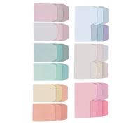 Cabilock 6 pièces Autocollants Mémo Dégradé Coloré Notes Index Créatifs pour Marquage Bureau et École