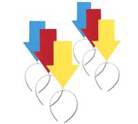 Cabilock 6 pièces Bandeau Flèche Original pour Fête et Cosplay Accessoire Cheveux Humoristique pour Halloween et Photos Festives Serre-tête Amusant pour Femmes et Filles