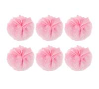Cabilock 6 Pièces Beauty Powder Puff Set Fluffy Washable Loose Powder Applicator For Face And Foundation Soft Makeup Puff Pads For Blending Setting Travel-friendly