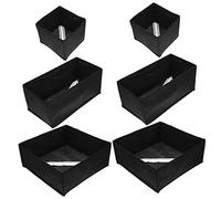 Cabilock 6 Pièces Boîte De Rangement En Tissu Cube D'armoire à Sous-vêtements Comporte Des Chaussettes Pour Femmes Cas De Chaussette Tiroir Manquer Ménage Tissu Non Tissé Panier D'épicerie