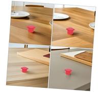 Cabilock 6 Pièces Bouchons de Bouteille Silicone Rouge Étanches Réutilisables pour et Vin Couvercles de Scellement Fraîcheur Portable pour Voyage Pique et Cuisine