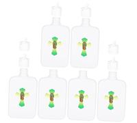 Cabilock 6 Pièces Bouteilles avec Croix Récipients Vides pour Eau Bénite Décorations Chrétiennes pour Église et Baptême