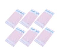 Cabilock 6 Pièces Carnets de Commandes pour Serveurs Bloc-notes Serveuse Rouge Cahier de Notes pour Restaurants Bars Cafés Carnet de Tickets pour Prises de Commande