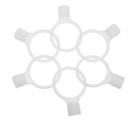 Cabilock 6 Pièces Connecteurs de Cônes de Sécurité Barres Rétractables Flexibles pour Gestion Du Trafic et Chantier Résistants Aux Intempéries Idéaux pour Parking et Délimitation