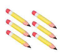 Cabilock 6 pièces Crayons Gonflables PVC pour Décoration de Salle de Classe Accessoires de Rentrée Scolaire Colorés Décorations Anniversaire Amusantes