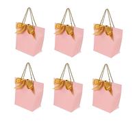 Cabilock 6 Pièces en Papier Shopping D'Épicerie en Papier De Friandises De Friandises De Noël Fourre-Tout De Bonbons De Rangement Fourre-Tout D'Épicerie