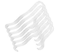 Cabilock 6 Pièces étagère à Chaussures Rester présentoir de Magasin de détail casier Chaussures Transparent Rangement pour Chaussure présentoir à Chaussures Porte-Chaussures Plastique