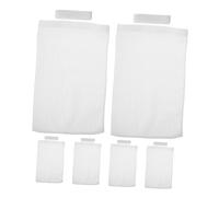Cabilock 6 Pièces Filtre à Peluches pour Conduit de Sécheuse Extérieur Piège à Poussière et Facile à Nettoyer Compatible avec Divers Modèles de Ventilation Sèche Linge