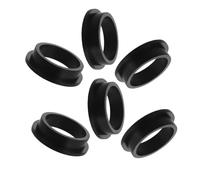 Cabilock 6 Pièces Joint Torique Noir pour Pompe de Filtration de Piscine Joints Détanchéité Résistants Aux Intempéries Kit de Remplacement pour Moteur de Filtre à Sable Garnitures Fuite