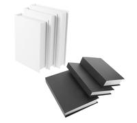 Cabilock 6 Pièces Livre Décoratif Factice Minimaliste Gris, Empilable et