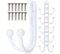 Cabilock 6 pièces Lot de Crochets Muraux Fer Vintage Solides pour Salle de Bain Cuisine et Porte-serviettes Patères Pratiques et Résistantes pour Manteaux Parapluies et Rangement Mural