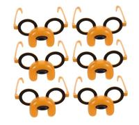 Cabilock 6 Pièces Lunettes de Fête pour Garçon Fille Forme de Chien Accessoires Animaux Amusants pour Anniversaires et Photobooth Cadres de Costume