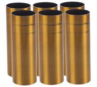 Cabilock 6 Pièces Manche de coupe du fil de tête de lampe accessoires de lustre couvercle de douille de bougie cache prise anneaux d'abat-jour pour douille douilles de base de candélabre