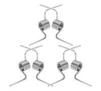Cabilock 6 Pièces Ressort de Porte de Réfrigérateur Solide et Facile à Installer en Acier Argenté Accessoire Réparation et