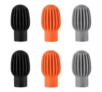 Cabilock 6 Pièces Silicone Drumstick Silent Practice Covers Noise-reducing Mute Tips For Drumsticks And Mallets Fit Elastic Silicone For Quiet Home And Studio Use