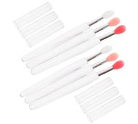 Cabilock 6 pièces Silicone Lip Brush Set With Lid Portable Lip Mask Applicator Soft Makeup Tools For Women And