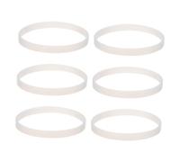 Cabilock 6 pièces Silicone O-ring Gasket Set For Juicer Replacement Reusable Washable Sealing Rings With High Temperature Resistance Flexible And Wear-resistant Accessories