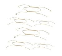 Cabilock 6 pièces Support Mural Invisible pour Assiettes Lot de Crochets Décoratifs pour Affichage de Plaques Universels pour Assiettes de Design Élégant et Protecteur pour Décoration