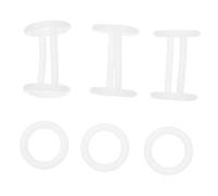 Cabilock 6 Pièces Valve Stem Gasket Rings For Ice Machines High Sealing Performance Easy Installation Compatible With Models Intermediate Seal Replacement