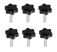 Cabilock 6 Pièces Vis M8 pour Base de Parasol Noir, Pièce de Remplacement | Accessoires de Parasol de Jardin, Ambiance Estivale, pour Pied et Mât D’ombre Extérieure