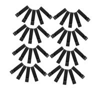 Cabilock 60 Pièces Clip de Casque de Construction Lot de Crochets Antidérapants pour Lampes Accessoires de Casque et Portable pour Activités Extérieures