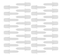 Cabilock 60 Pièces Goupilles à Ressort pour Réparation de Lames de Volet Blanc en Abs, Fixation Sécurisée Tête Ronde Pointue, pour Réparations DIY à Domicile ou Bureau