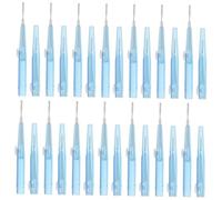 Cabilock 60 Pièces Interdental Flossing Brushes With Soft Push-pull Head For Braces Oral Care Deep Cleaning Tool Travel Teeth Tight Spaces
