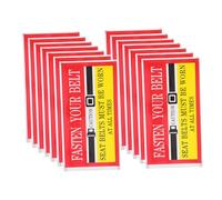 Cabilock 60 pièces Lot de Autocollants Adhésifs de Rappel pour Voitures et Transports Étiquettes Résistantes Décoloration Faciles à Appliquer pour Gestion et Sécurité des Passagers