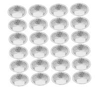 Cabilock 600 Pièces Moules à Aluminium Jetables Résistants Chaleur pour Cuisson Pâtisseries Gâteaux et Puddings Supports Ronds Aluminium pour Cupcakes et Brioches