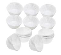 Cabilock 600 Pièces Papier Caissettes Muffins Graisse pour Pâtisserie de Cuisson Jetables Blanches pour Anniversaire Mariage et Gâteaux