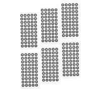 Cabilock 6feuilles Repères Réfléchissants pour Scanner Points de Référence pour Numérisation Cibles de Positionnement pour Objets Lisses