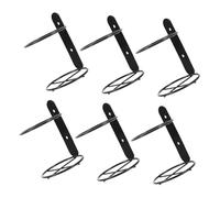 Cabilock 6pcs Single Wine Murd Hreder Metal Wine Bottle Support De Vide De Vide De Vide De Vin pour Décor De Mur De Barre De Cuisine