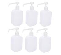 Cabilock 6pièces Lot De Bouteilles à Main Vides Avec Bec Pulvérisateur Long Et Distributeur à Pompe
