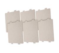 Cabilock 6Pièces Plaques Mica pour Four à Micro-ondes Couvercle de Guide des Ondes à Haute Température pour Remplacement et Réparation