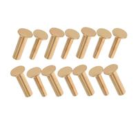 Cabilock 7 paires Kit Rivets pour Fixation de Manches de Couteaux Clips à Vis pour Poignées de Couteaux de Cuisine DIY et Faciles à Installer